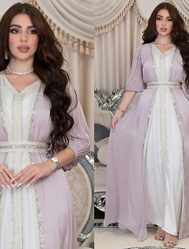  Női Ruhák Abaya Vallásos szaúd arab arab muszlim Ramadan Felnőttek Ruha