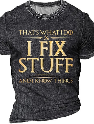  Herren Grafik Buchstabe T Shirt T-Shirt Kurzarm T-Shirt 3D-Druck Rundhalsausschnitt Hemd Vintage Mode Designer Outdoor Lässig Täglich Schwarz Marineblau Dunkelgrün Frühling & Sommer Bekleidung S M L