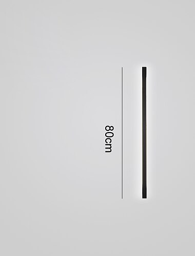  Lightinthebox LED-Wandleuchte für den Innenbereich, minimalistisch, lineare Streifen-Wandleuchte, lange Wohndekor-Beleuchtung, Wandwaschleuchten für den Innenbereich für Wohnzimmer und Schlafzimmer