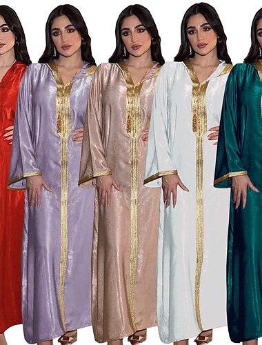  Per donna Vestiti Abaya Religioso Arabo saudita arabo musulmano Ramadan Adulto Abito