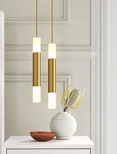 led hanglampen 2-lichts modern keukeneiland dimbaar led modern zwart goud mini hanglamp, slaapkamer nachtkastje zwart kleine hanglamp