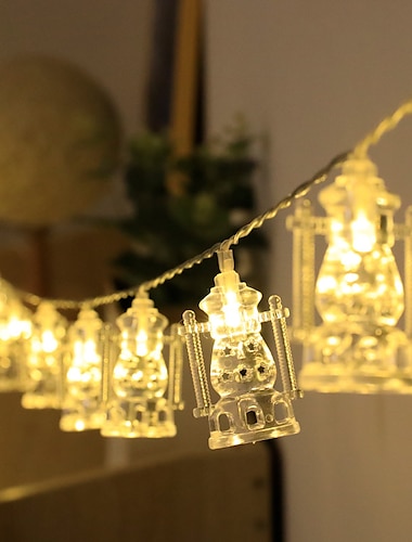  ramadan eid-lys dekorasjon 3m 20leds palasslampe pvc lysstreng mubarak batteridrevet for eid-dekorasjoner månelyktlampe