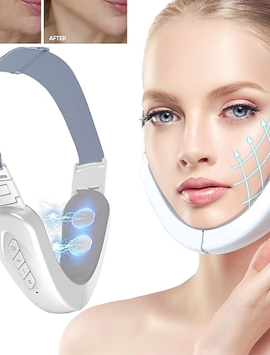  EMS Face Lifting Machine Double Chin Remover Face Slimmer V Line Jaw Face Lift Skin Tightening Device Facial Vibration Massagers