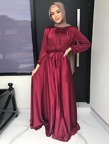  Női Ruhák Abaya Vallásos szaúd arab arab muszlim Ramadan Felnőttek Ruha