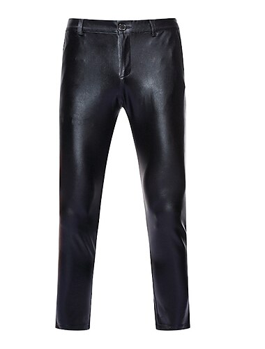  Disko 1980er Glänzend Metallisch Hose Maskerade Disco Herren Karnevalskostüm Maskerade Party / Abend Junggesellinnenabschiedsparty Pride Parade Erwachsene Hose