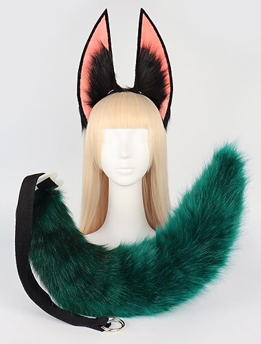  tignari fuchsschwanz clip katzenohren wolf pfoten handschuhe cosplay kostüm halloween fancy party kostüm zubehör