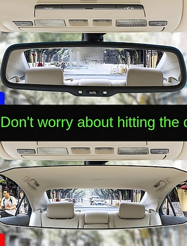  voiture large champ rétroviseur de voiture miroir de recul anti-éblouissement grand angle incurvé miroir siège enfant montre miroir pour voiture suv camion van véhicules