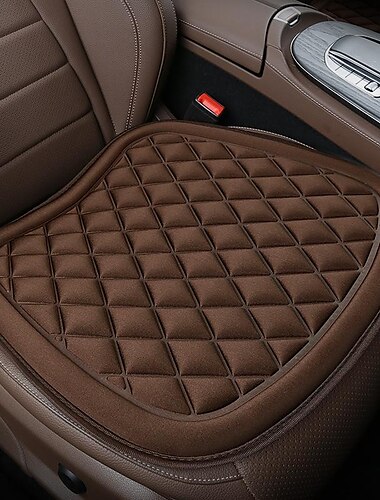  Zachte Autostoel Kussen met Schuimvulling Anti-Slip Stoelbeschermer voor Auto's Bureaustoelen of Thuis