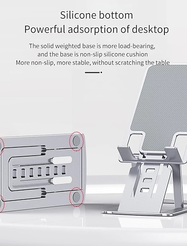  verstelbare aluminium desktop tablet houder tafel opvouwbare telefoon standaard mobiele telefoon houder stand iphone ipad