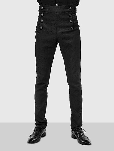  Retro vintage Middeleeuws Renaissance Broeken Ren Faire Vampieren Effen Voor heren Stoompunk Casual / Dagelijks Volwassenen Broeken