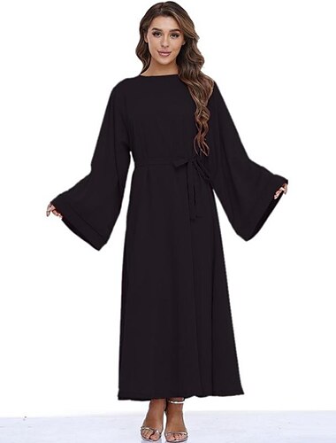  Női Ruhák Abaya Vallásos szaúd arab arab muszlim Ramadan Felnőttek Ruha