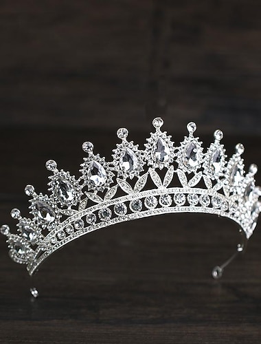  krystall dronning kroner og tiaraer med kam pannebånd for kvinner og jenter prinsesse kroner hår tilbehør til bryllup bursdag halloween kostyme cosplay
