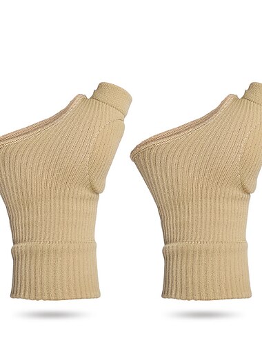  1 Paar Unisex-Handgelenk-Daumen-Stützhülse, fingerlose Handgelenk-Handschuhe, Kompressions-Arthritis-Handschuhe, Sport-Handgelenk-Stützklammer für Ermüdungssport, Tippen