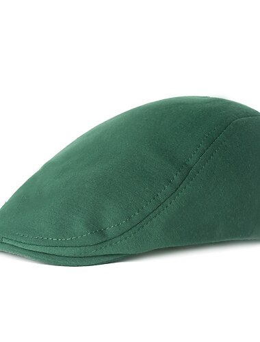  Herren Schiebermütze Schwarz Weiß Polyester / Baumwollmischung Strassenmode Stilvoll 1920er Jahre Mode Outdoor Täglich Ausgehen Glatt Warm