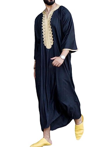  Férfi Palást Thobe / Jubba Vallásos szaúd arab arab muszlim Ramadan Felnőttek Akrobatatrikó / Egyrészes