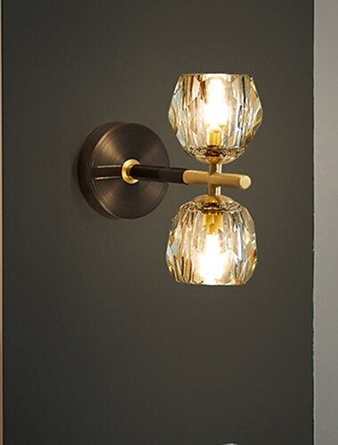  lightinthebox led arandelas de parede cristal cobre 5w g9 interior para cima e para baixo luminárias de parede para quarto banheiro corredor porta escada 110-240v