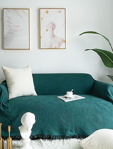  sofföverdrag boho sofffilt handduk för sektionssoffa fåtölj loveseat 4- eller 4- eller 3-sits L-form anti-repa katt tvättbar
