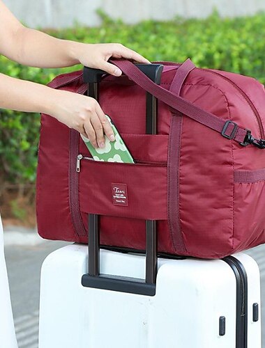  saco de armazenamento de viagem dobrável saco de viagem portátil saco de armazenamento de viagem de grande capacidade 46x20x35cm