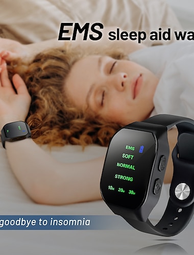 New Ems Intelligent Sleep Device Fast Sleep Rest Hypnosis Insomnia Artifact Wristband Watch Microcurrent Sleep Aid Instrument