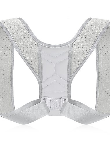  1pc houding corrector voor dames en heren verstelbare bovenrugbrace voor ondersteuning van de houding gebochelde rug en pijnverlichting van nek, schouder en bovenrug