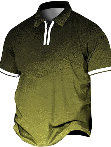  Herren Übergröße Poloshirt Groß und hoch Grafik-Drucke Umlegekragen Taste Kurzarm Frühling Sommer Sport Modisch Strassenmode Designer Outdoor Strasse Oberteile