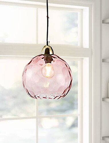  Lampade A Sospensione A Led Per Cucina Con Isola Vetro Soffiato A Mano Illuminazione Marmo Blu Moderne Casale Per Foyer Ingresso Lampadari A Soffitto