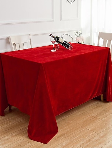  nappe en velours nappe noire de ferme nappe de printemps ronde couverture de table en tissu d'extérieur rectangle ovale pour pique-nique, mariage, salle à manger, Pâques, cuisine