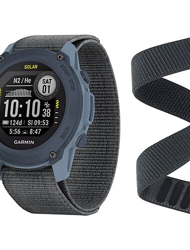  Uhrenarmband für Garmin Fenix 7X 7S 7 Pro Approach S70 Epix Pro 42mm 47mm 51mm Instinct 2X Tactix 7 Amoled Forerunner 955 255 Enduro Marq Descent Quatix 20mm 22mm 26mm Nylon Ersatz Gurt 20mm 22mm 26mm