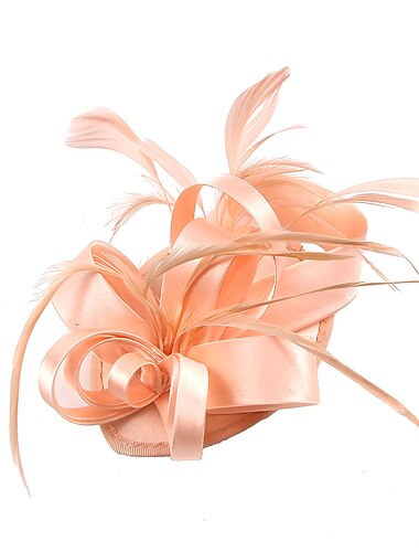  Päähineet Fascinators Hat  Polyamidifedora Hattu Lörppö Hattu Syys Häät Juhlat  Illallinen Lomateepartyy Hevoskilpailut Vintage Elegantti Sulkasovitteet Päänpanta Päänpeite