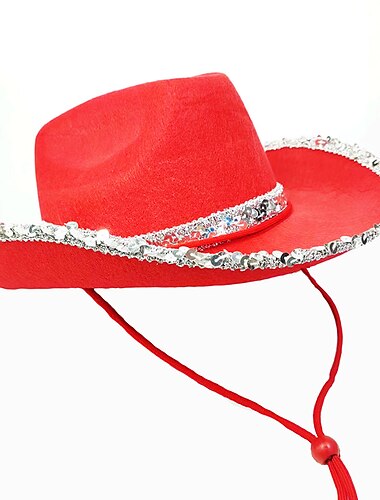  Hüte Stoff Braut Cowboyhut Hochzeit Valentinstag Cocktail Royal Astcot Modisch Hochzeit Mit Kristall Verzierung Kopfschmuck Kopfbedeckung