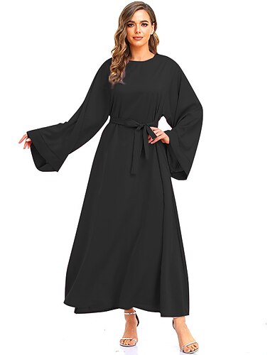  Női Ruhák Abaya Vallásos szaúd arab arab muszlim Ramadan Felnőttek Ruha