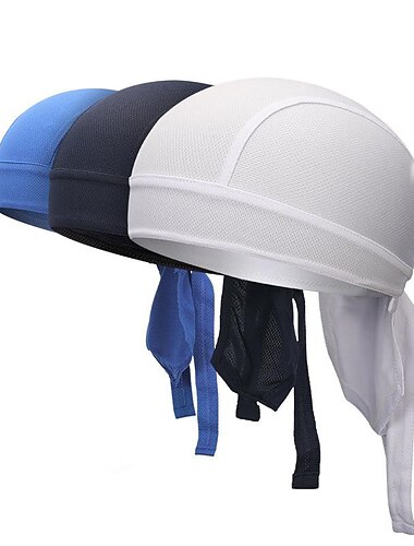  Sombrero de pirata para montar en xintown, bicicleta de montaña, bicicleta de carretera, color sólido, pañuelo para la cabeza de pirata, gorra deportiva para ciclismo