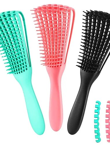 Cepillo de pelo autolimpiante Cepillo masajeador con cojín de aire 3d Cepillo de peine de masaje con airbag Peine moldeador Cepillo de pelo autolimpiante para mujeres Ideal para mujeres en cepillo de