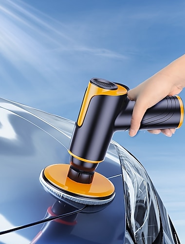  Car Polisher Car Wireless Rechargeable Adjustable Waxing Machine Multifunctional Portable Polishing Tool Car Accessories