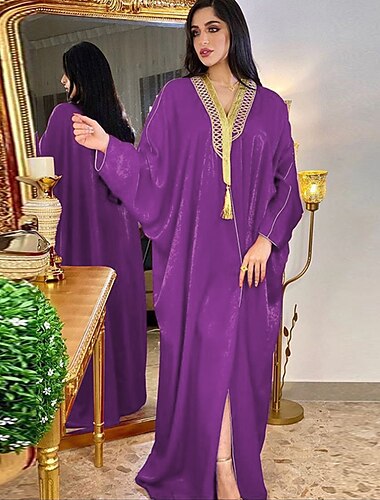  Női Ruhák Abaya Vallásos szaúd arab arab muszlim Ramadan Felnőttek Ruha