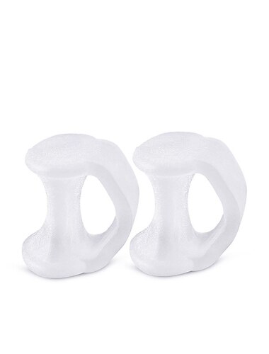  2-częściowe wkładki korygujące bunionette małe pinky toe krawcy ochraniacze przeciwbólowe z żelowymi poduszkami premium - najlepsze ortezy stóp i rękaw prostujący palce. dla obu płci