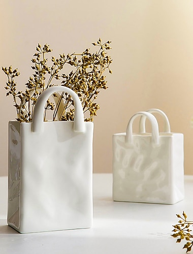  sac à main vase décoration de table arrangement de fleurs créatif simple vase moderne 1pc
