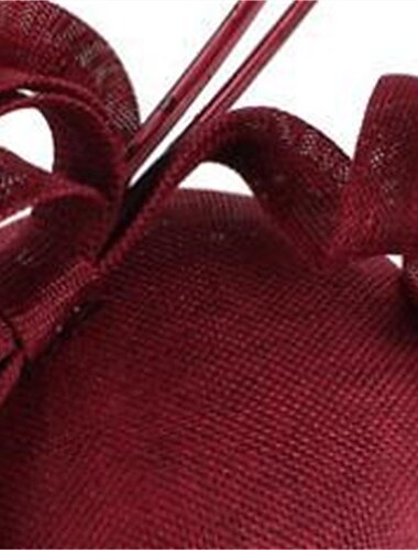  fascinators hoed Helm Sinamay Formeel Bruiloft Kentucky Derby Paardenrace Kerk (83 Elegant Glam Retro Met Veer Helm Hoofddeksels