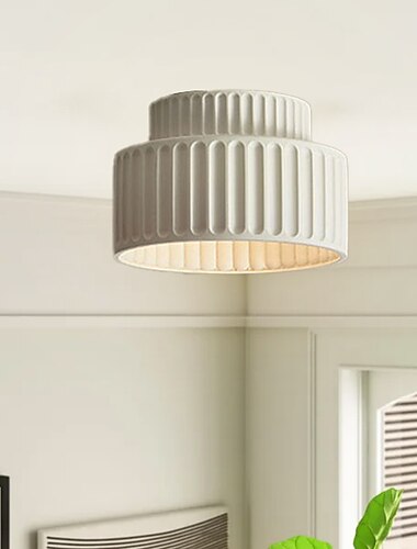  LED-Deckenleuchte Unterputz-Deckenleuchte 23cm Harz LED-Deckenleuchte Moderne runde Deckenleuchte Deckenleuchte für Wohnzimmerkorridor