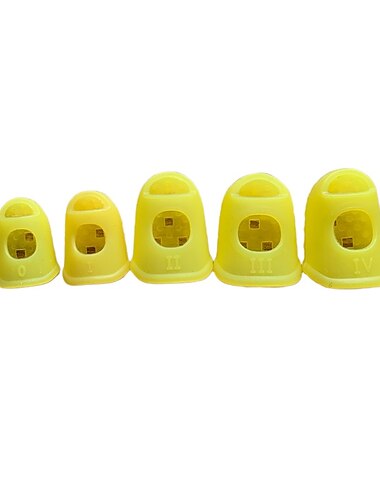  10 teile/satz finger fingerhut hülse verbrühungsschutz silikonhandschuhe spielen gitarre fingerschutz diy handwerk handschuh nähen kochwerkzeug