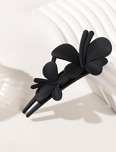  matte Haarspange großer Schmetterling Entenschnabel-Clip in High-End-Pferdeschwanz-Clip-Haar-Accessoires für Kinder Mädchen