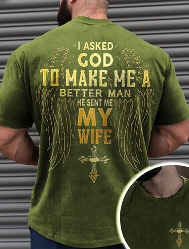  男性用 グラフィック 十字架 信仰 Tシャツ グラフィックTシャツ コットン 半袖 グラフィック シャツ ブラック ダークブルー ブルー 快適なTシャツ バケーション ストリート ファッションデザイナーの衣類