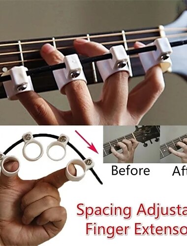  espacement réglable doigt extenseur guitare formateur pour débutant extension du doigt doigt étendre formateur doigt puissance formateur pour piano apprenant saxophone apprenant ukulélé débutant