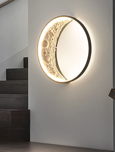  Lightinthebox interior creativo vintage moderno luces de pared interiores dormitorio comedor luz de pared de metal 220-240v 25 w
