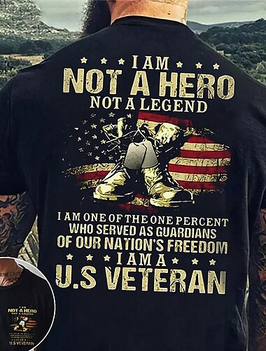  Jour des vétérans T-shirt homme patriote patriote vétéran graphique chaussure drapeau national T shirt à manches courtes T shirt impression 3D chemise à col rond vintage mode designer extérieur