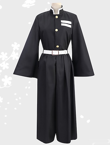  Muichiro Tokito Anime Costume Cosplay Abiti Abiti Cosplay Parrucche Carnevale Mascherata Parrucche Costume Per Per donna Adulti