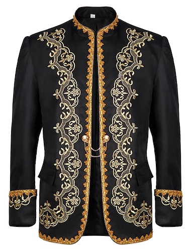  Rococo Victorienne Veste Costumes & Blazers Veste de cirque Prince Homme Mascarade Décontracté Quotidien Carnaval de Venise Adulte Manteau