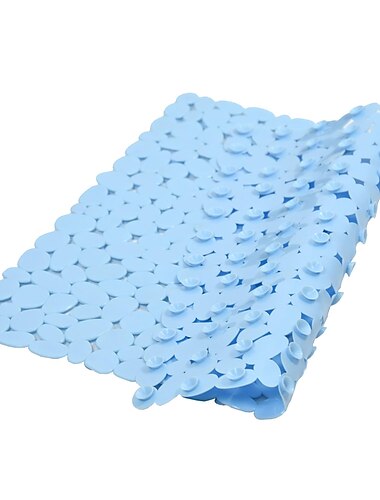  Quadratische Badematte, rutschfeste Duschmatten – 53,3 x 53,3 cm, rutschfeste Badewannenmatte mit Saugnapf, Sicherheitsduschkabinenmatten für Kinder&amp;Senioren, Duschmatte mit Abflusslöchern,