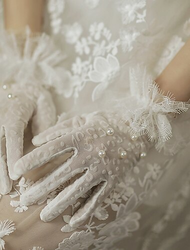  Elegant 1950er 1920er Handschuhe Brautkleidung Der große Gatsby Normal Damen Hochzeit Party / Abend Abschlussball Erwachsene Handschuhe
