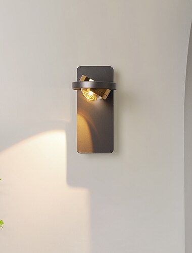  lightinthebox led μίνι μεταλλικά φωτιστικά τοίχου 5 w δημιουργικό περιστρεφόμενο ρυθμιζόμενο φωτιστικό τοίχου φως ανάγνωσης κρεβατοκάμαρας